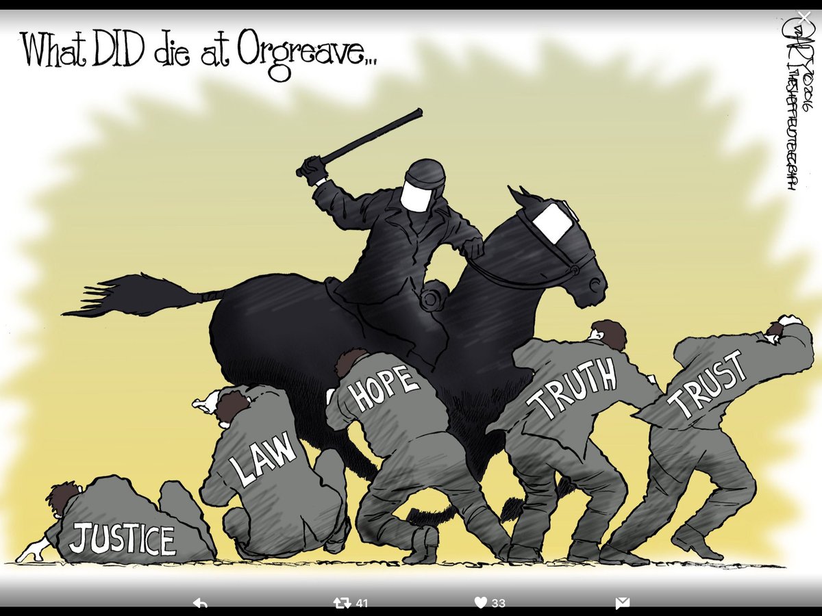 BolsoverBeast's tweet photo. When are the files relating to Orgreave going to be declassified and published???

We must keep pressing for them to be made public because people have a right to know what happened. https://t.co/ab1eI65io1