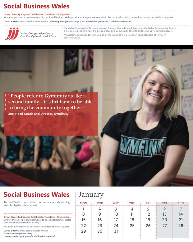 GymfinityGSA's tweet photo. 🎊🎉🗓 Happy New Year!! 🗓🎉🎊

Celebrating our very own Miss January Zoe Reed! 🌟 Thank you @socialbizwales and @WalesCoOpCentre for your ongoing support and featuring us in your 2018 calendar! 🗓💚💙 https://t.co/FnDZ75sG1d