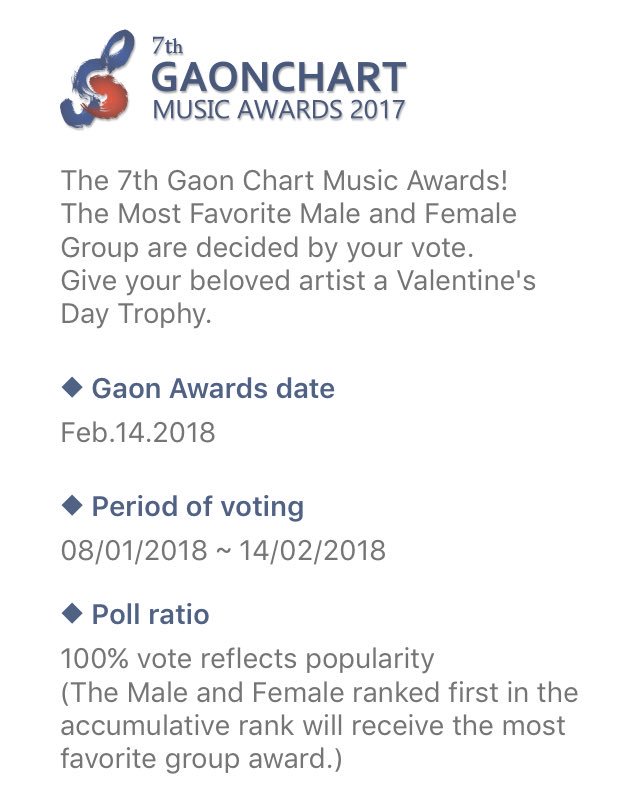 How To Vote On Gaon Chart