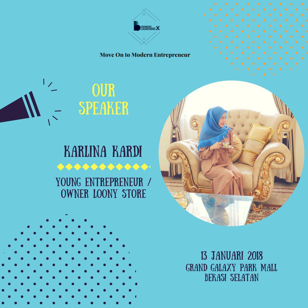 Hi guys welcome to 2018 🎉🎉 <a href="/bizlaunching/">Biz Launching UAI</a> have freetalkshow yeay !!!! .
.
.
Chit chat about business with Karlina Kardi as <a href="/loonystore/">loonystore</a> Owner .
.
.
Grand Galaxy Park 
Saturday 13th january 2018 
1:20  pm onwards

Don't forget to visit booth <a href="/loonystore/">loonystore</a> Too 
See you at venue ❤️