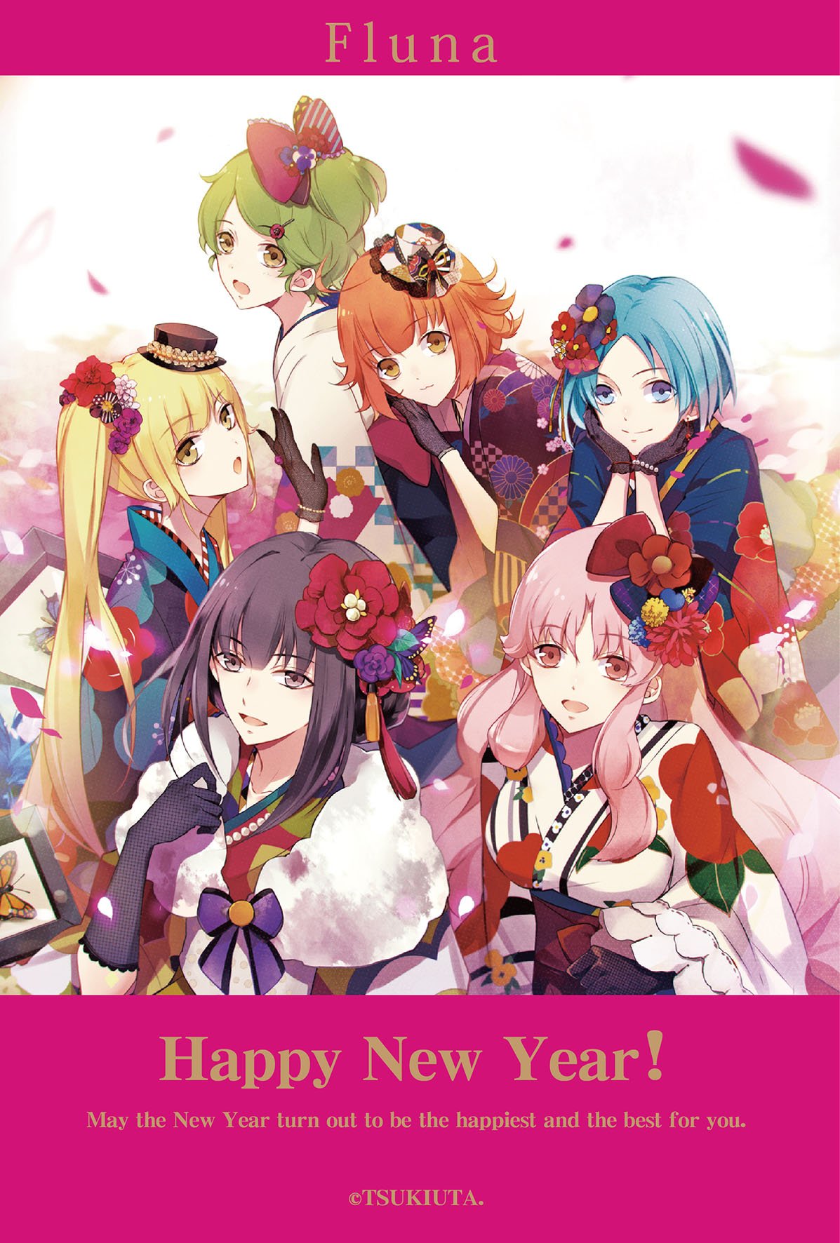 ツキウタ。 女神候補生 ポストカード Fluna ツキウタ。』女神候補生2ndシーズンCD発売＆ライブ開催決定