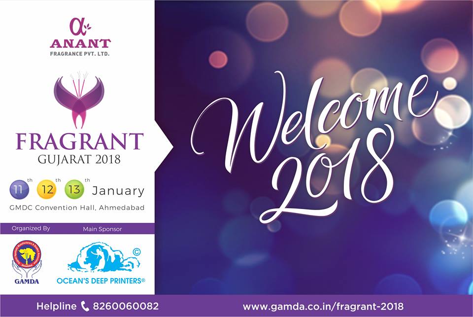 FragrantGuj2018's tweet photo. Wish you a very fragrant, joyous & successful year ahead! #HappyNewYear 2⃣0⃣1⃣8⃣ #Welcome2018
#FragrantGujarat2018 - India’s largest #Agarbatti Tech #Expo is being organized by Gujarat Agarbatti Manufacturers & Dealers Association (#GAMDA). https://t.co/OVAdaNQoUE https://t.co/a8GaRXvhhf