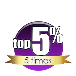 Check out my brand new Top 5%, 5 Times badge on #Flirt4Free! I'm so proud of my collection! https://t