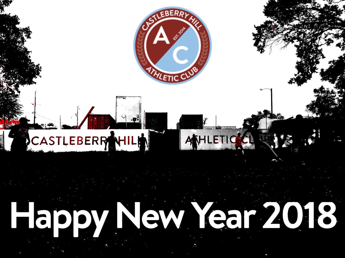 CastleberryAC's tweet photo. ⚽️🎆Happy New Year 🎆⚽️
2018 - Year Of The CHAC
#YearOfTheCHAC
#CHAC #CastleberryHillAC #CastleberryHill #Atlanta #ATL #ClaretAndBlue #HelpBuildTrenholm #OldTrenholm #GroinPullField #NvmqvamSolvsBibes #Local #SupportLocal #NonLeagueSoccer #Grassroots https://t.co/BZ9DRj6BwQ