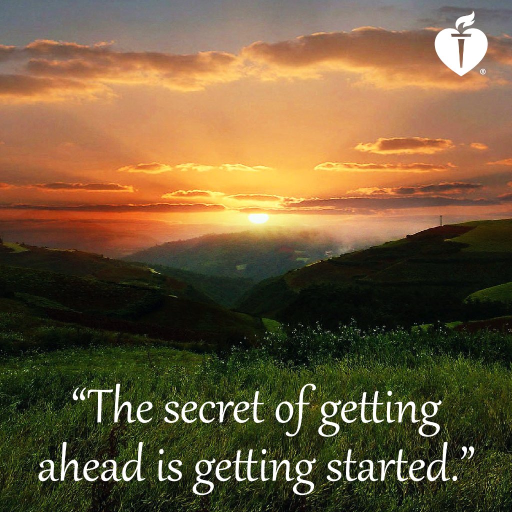 American_Heart's tweet image. New day. New year. New you. #MondayMotivation