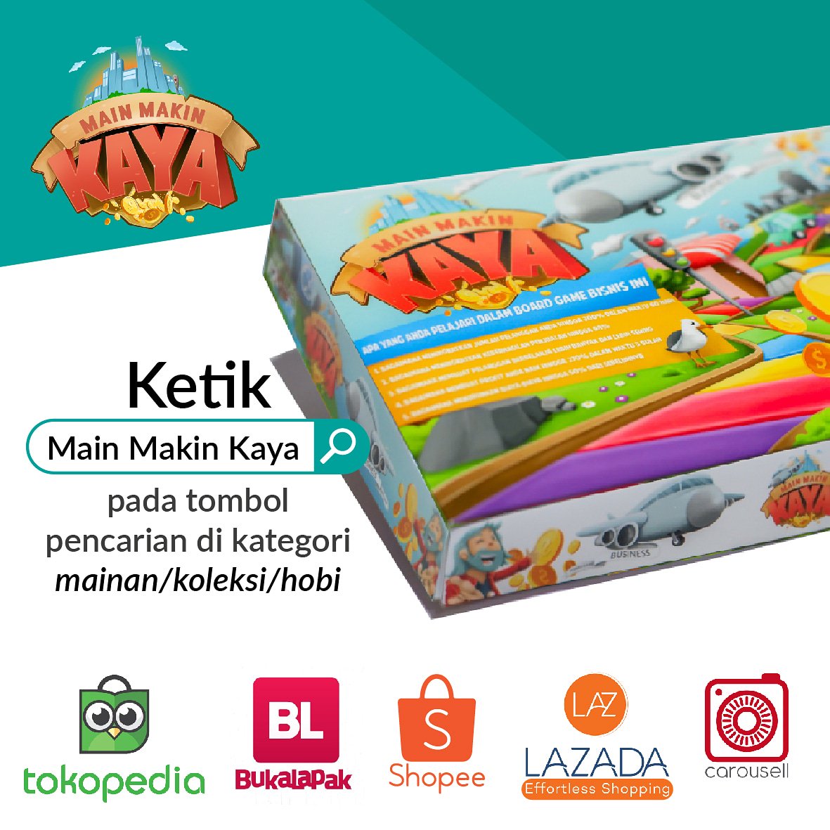 TheProfit_Club's tweet photo. Hey, Richie! We are super excited to announce our new collaborative product, Main Makin Kaya board game. You can pre-order it, NOW! https://t.co/uTdx4qk6ee