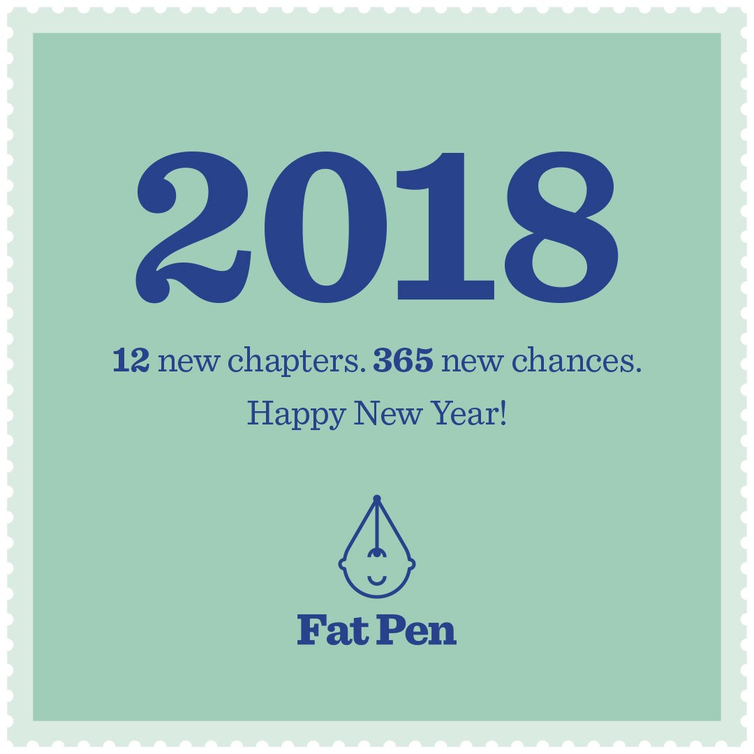 FatPenShop's tweet photo. Happy New Year!

#2018 #2018challenge https://t.co/CQQicixHM0