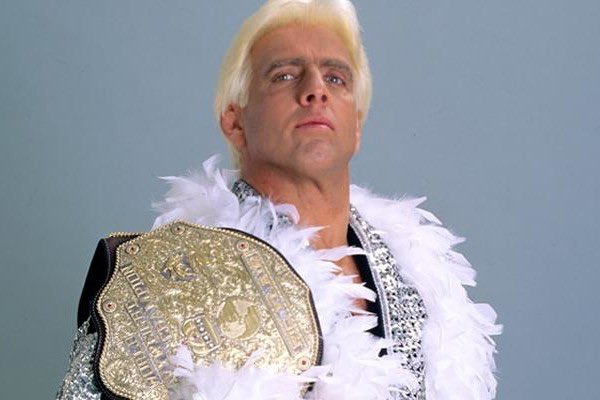 OldSchoolBooker's tweet photo. If @PhilTaylor wins his 17th world title tonight, then @RicFlairNatrBoy should come to Ally Pally next year and present a P4P belt. RT if you agree... https://t.co/lJEQFpHXRY