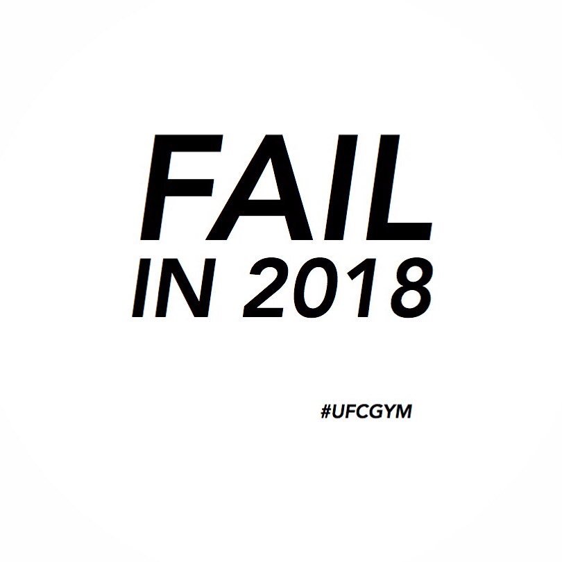 🎊Happy New Year!🎊

This year the goal is failure. That’s correct - FAILURE! Embrace it, learn from it &amp; use it as your springboard to success!

We all fail but it’s our perception &amp; response to failure that either keeps us down or allows us to overcome and achieve.