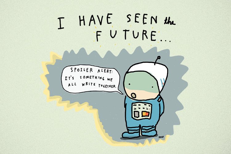 thebradmontague's tweet image. Happy 2018. Here’s to the remarkable future we’ll write together.