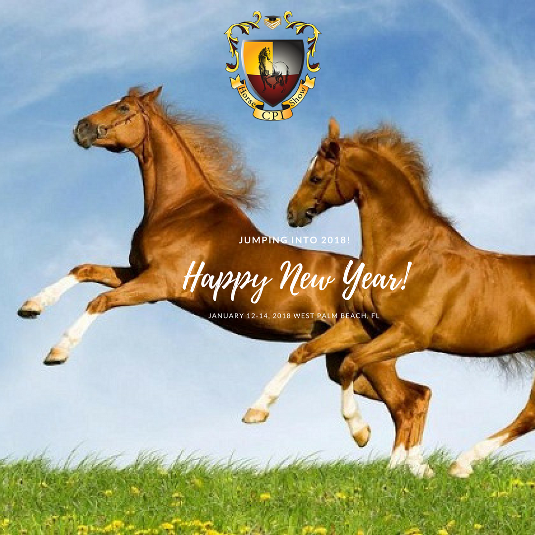 CPIHorseShow's tweet photo. @CPIHorseShow wishes you a happy and healthy 2018! We look forward to seeing you January 12-14 in #westpalmbeach #florida #jimbrandonequestriacenter #happynewyear2018 #newyearsday #CPIFlorida #cpi #cpihorseshow #horseshow #RideCPI #Horses
Details: https://t.co/YQfGdj1ZMn https://t.co/IHv8HNJGOZ