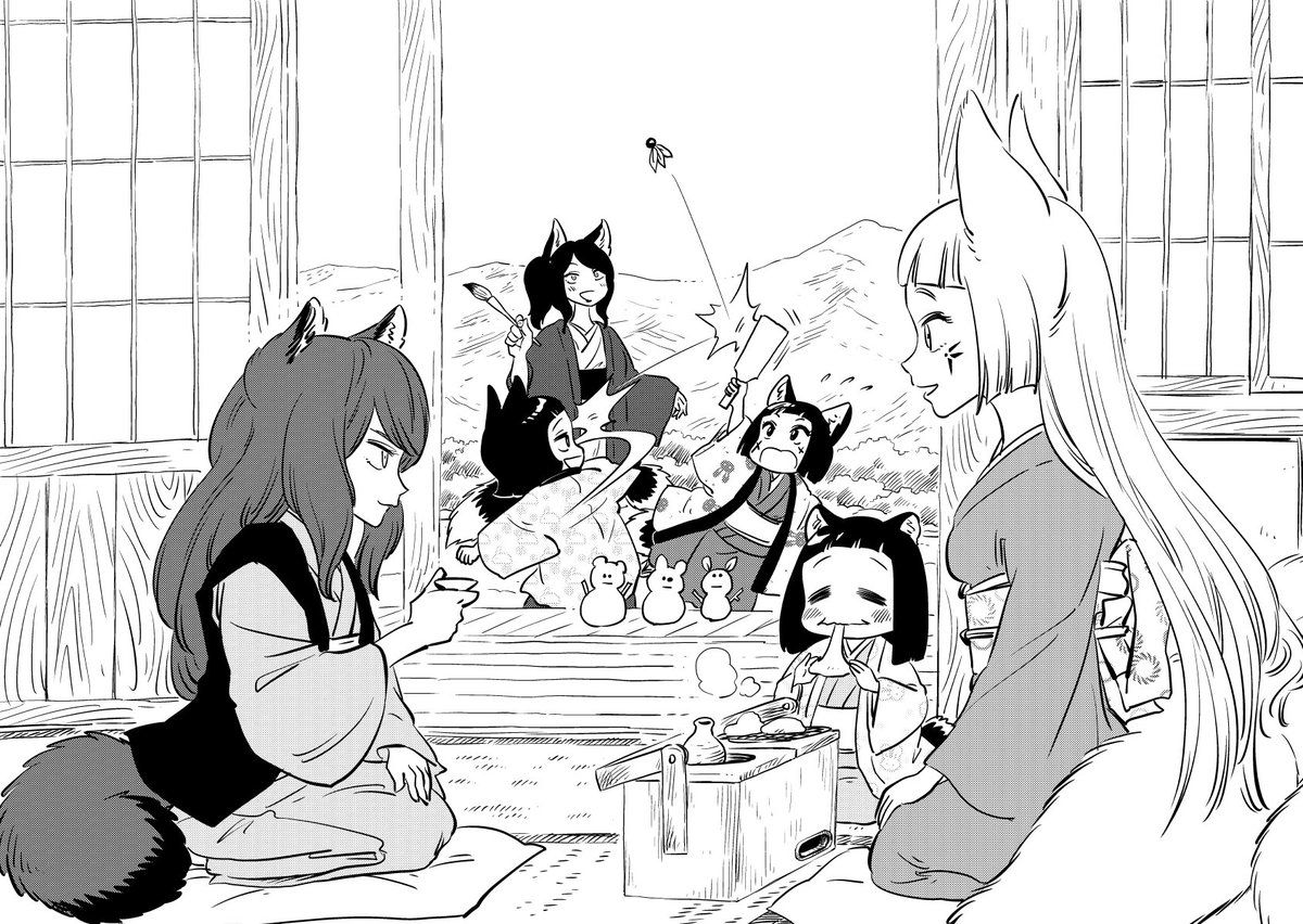 戌年ということでウチの狐狸勢を。 
