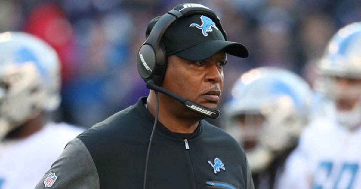 theScore's tweet photo. Lions fire Jim Caldwell after 4 seasons. https://t.co/lgXTT93umJ https://t.co/BauM6KtYdB