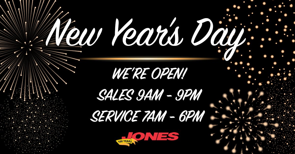 JonesJunctionBA's tweet photo. 🎉🎈 Happy New Year!! ALL Jones Junction locations will be open normal business hours today! https://t.co/3oNkhTv4Ac