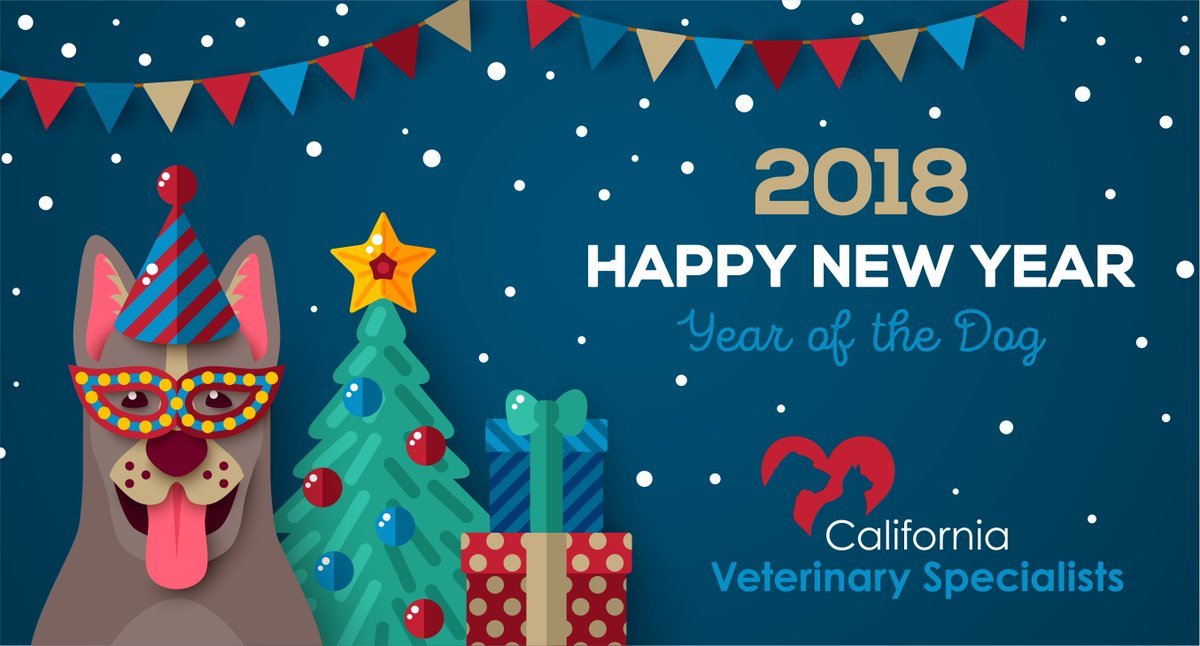 CalVetSpec's tweet image. Happy New Year from all of us at California Veterinary Specialists