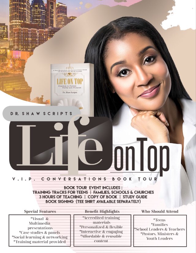 DrShawScripts's tweet image. Announcing: V.I.P. Conversations Book Tour Launch.