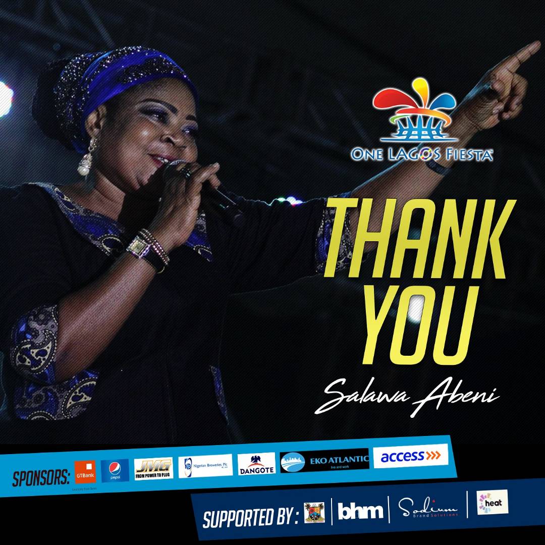 1lagosfiesta's tweet photo. Thank you Salawa Abeni for these past few days. #OneLagosFiesta #Finale #NewYear #Falzthebahdguy #OLF #OLF17 https://t.co/7A1DljFItE