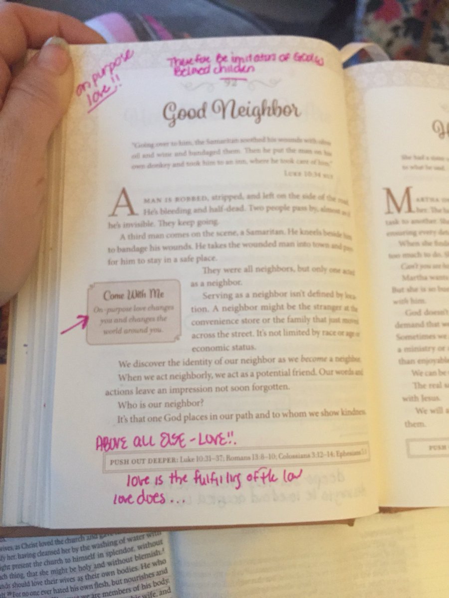 comingalivejenn's tweet photo. Great way to start 2018 day 92 of a lifechanging come with me devotional adventure .  Today the reminder to love @suzanneeller #ComeWithMeDevo https://t.co/gIIDse4ymd