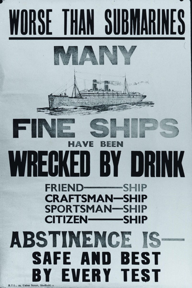 Temperance advent calendar - this WW1 image is inspo for Dry Jan Day 1
