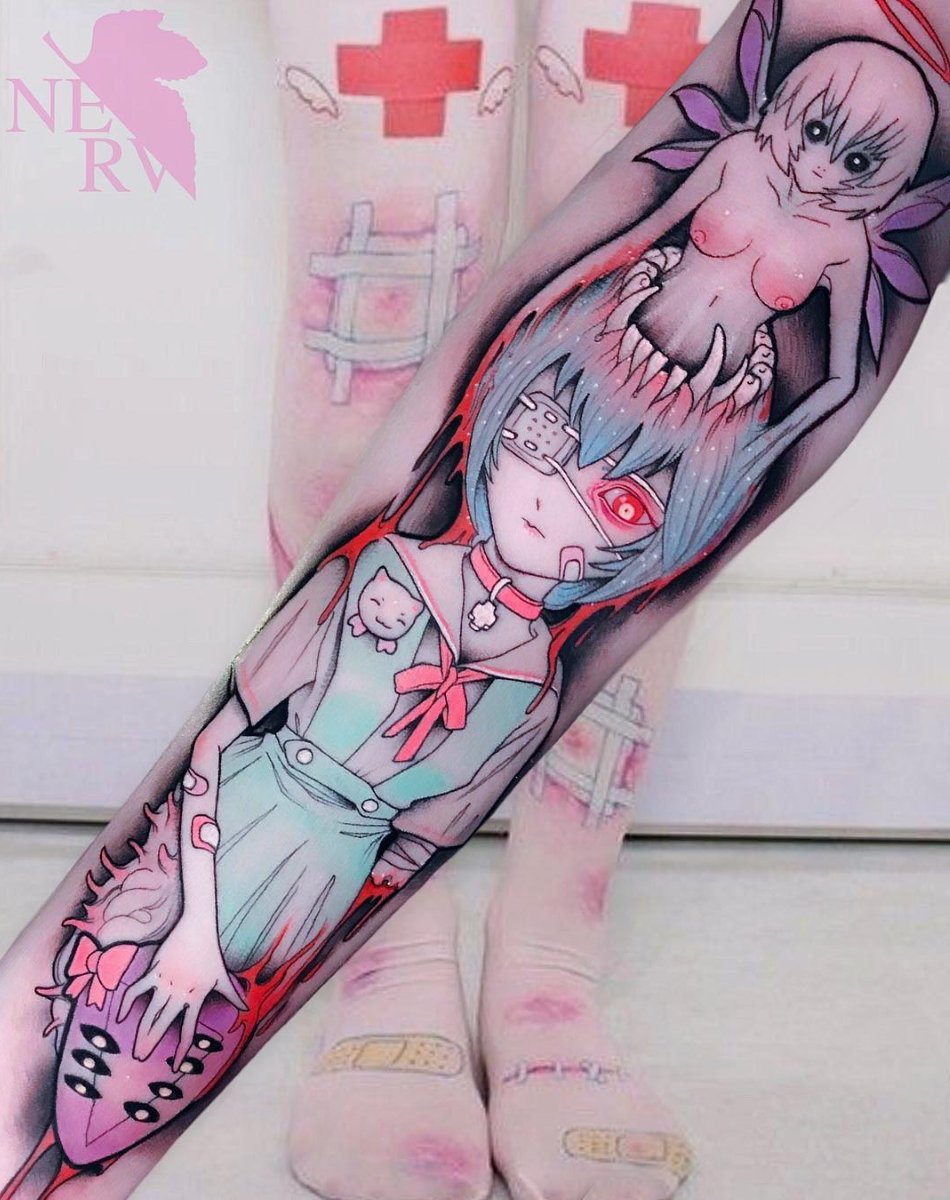 Rei Ayanami tattoo by Robertino666 on DeviantArt