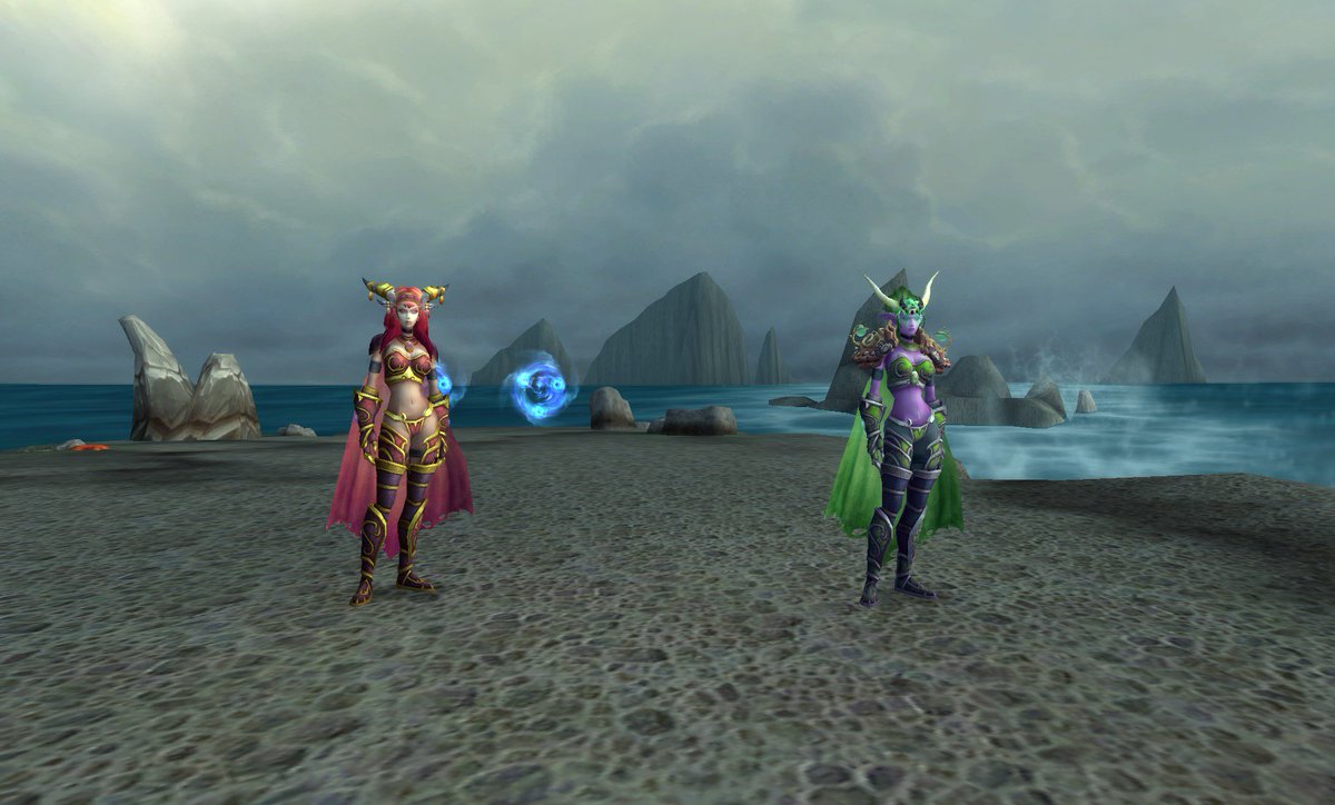 Thyrawow's tweet photo. Both of them! #warcraft #worldofwarcraft #dragonsoul #ysera #aspectofdreams #alexstrasza #aspectoflife https://t.co/kXB2NoeB72