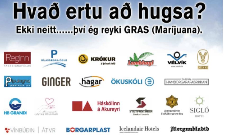 þetta fær örugglega margan unglinginn til að hugsa sig tvisvar um áður en hann fær sér smók. eftir að hann hefur klárað að lesa Morgunblaðið sitt #hvaðertuaðhugsa