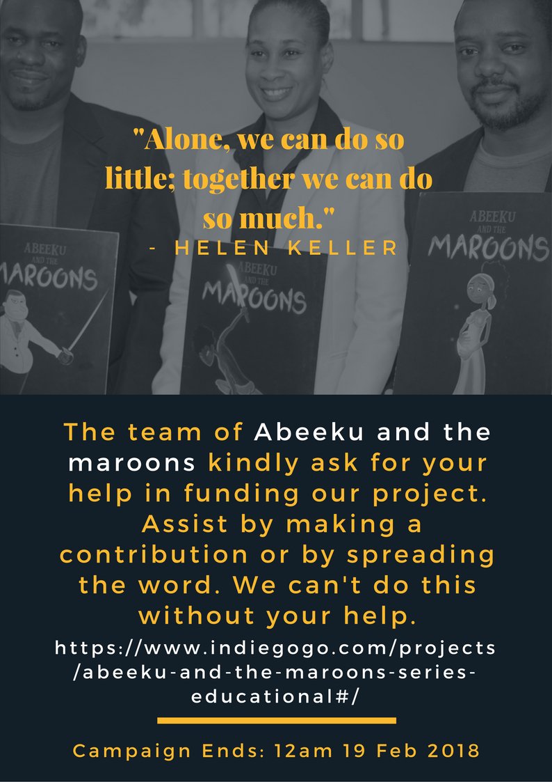 AbeekuSeries's tweet image. We need your help.  We&apos;re completing Season 1 within 2018 but need your backing to accomplish this goal. Please go to indiegogo.com/projects/abeek… and make a contribution and/or spread the word. We appreciate any assistance that you can provide. #AbeekuFunding