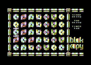 ResetC64's tweet photo. First #Commodore64Game release of 2018 - an enhanced version of the puzzler 'Blok Copy' from Cosine. And so another awesome year of #Commodore64 gamedev begins! @JasonKelk https://t.co/bmVnYFrK7D Blok Copy RX #RetroGaming https://t.co/hu6pVqePYQ
