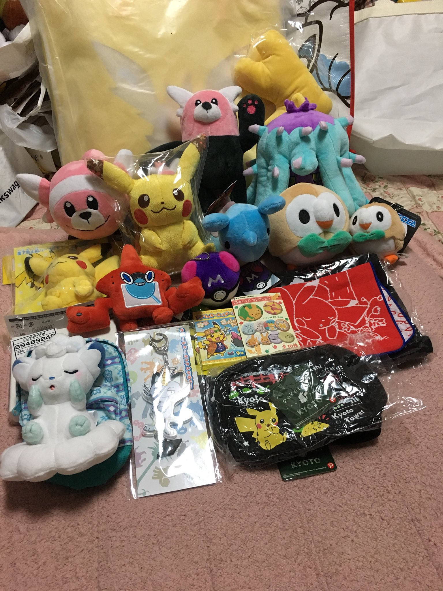 あすみん ポケモン福袋の中身 アローラロコンが入っていたことがなによりよかった あとモクローも2匹いるし ピタレストのピカチュウもすごいよかった W 朝5時ごろから並んだ甲斐がありました O ﾟ ﾟ O T Co C1xcftggah Twitter