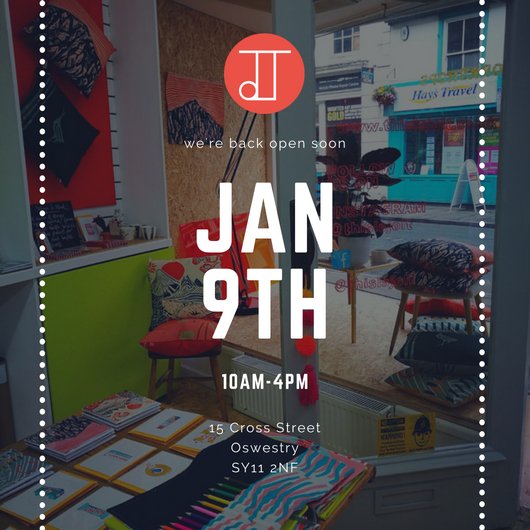 DesignsInMind's tweet photo. Our shop will be back open soon in #Oswestry, we have so many plans and we are looking forward to working with new partners in 2018 https://t.co/KXCXpTqiKm