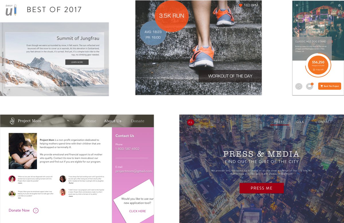 JulieCampbellUX's tweet photo. #DailyUI Challenge 63 Best of 2017 https://t.co/1h7x0GqoxG