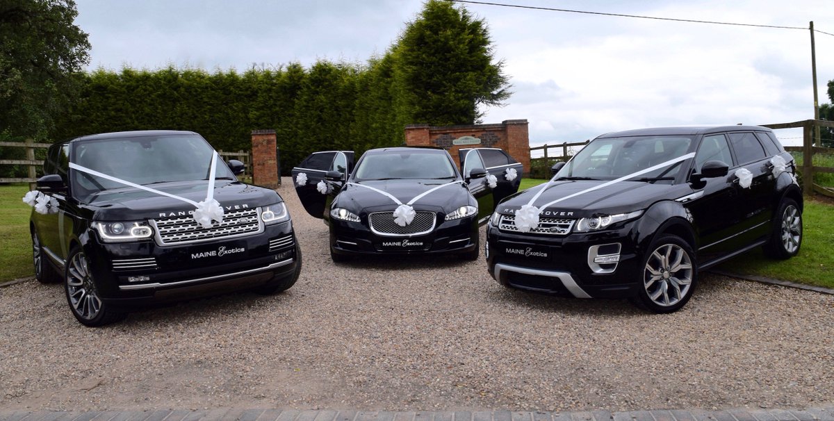 MaineExotics's tweet photo. https://t.co/g5iLkOQvaj Contact us today for a no obligation Wedding Car quote!
T 0800 023 8979
#weddingcar #weddingtransport #rangerover #jaguar #chauffeurhirewestmidlands #chauffeurhireleicester #chauffeurhirebirmingham #chauffeurservicewestmidlands #chauffeurserviceleicester https://t.co/r0xTvXFpbl