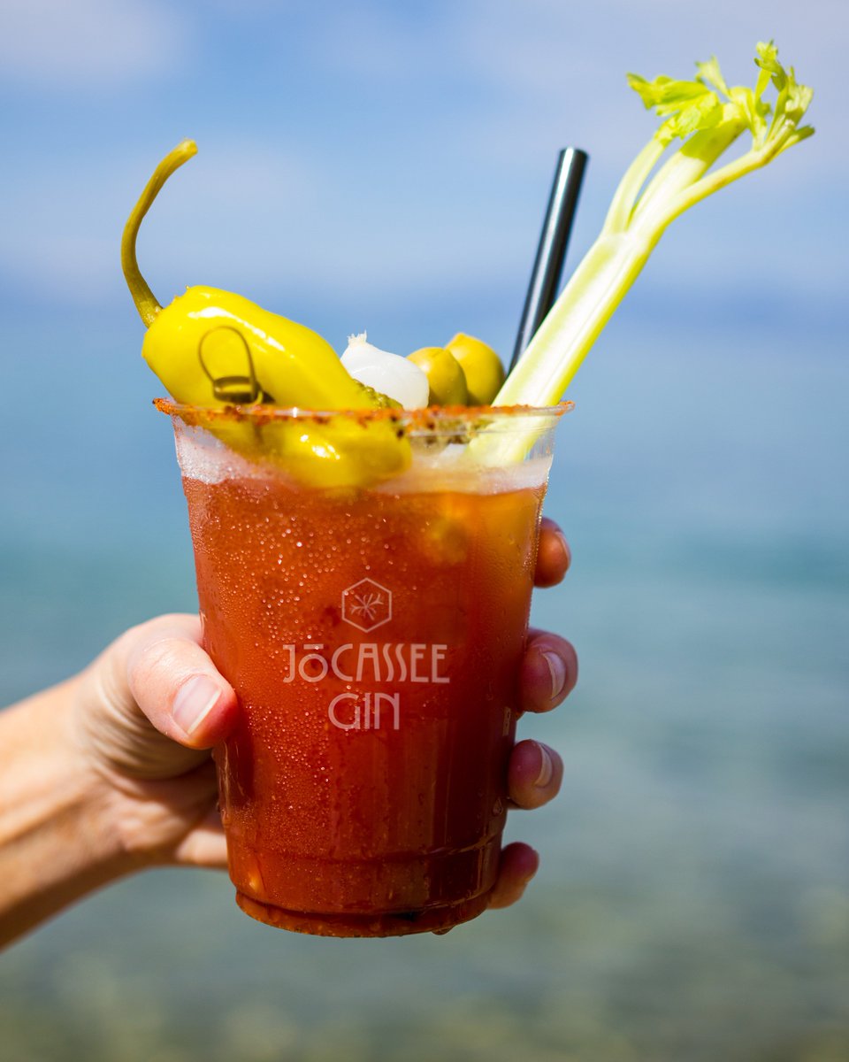 It's National Hangover Day so today we're swapping out the vodka in a Bloody Mary for Jocassee Gin! The result is called a Southern Red Snapper cocktail and it's delicious! Recipe here: ow.ly/3zSl30hoW8G