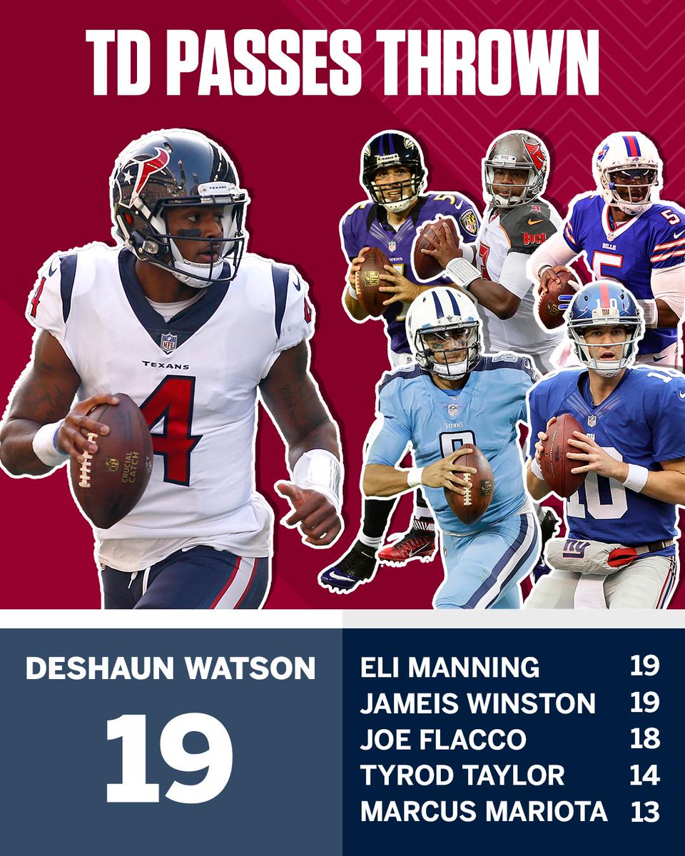 Reminder: Deshaun Watson only played 7 games this season.