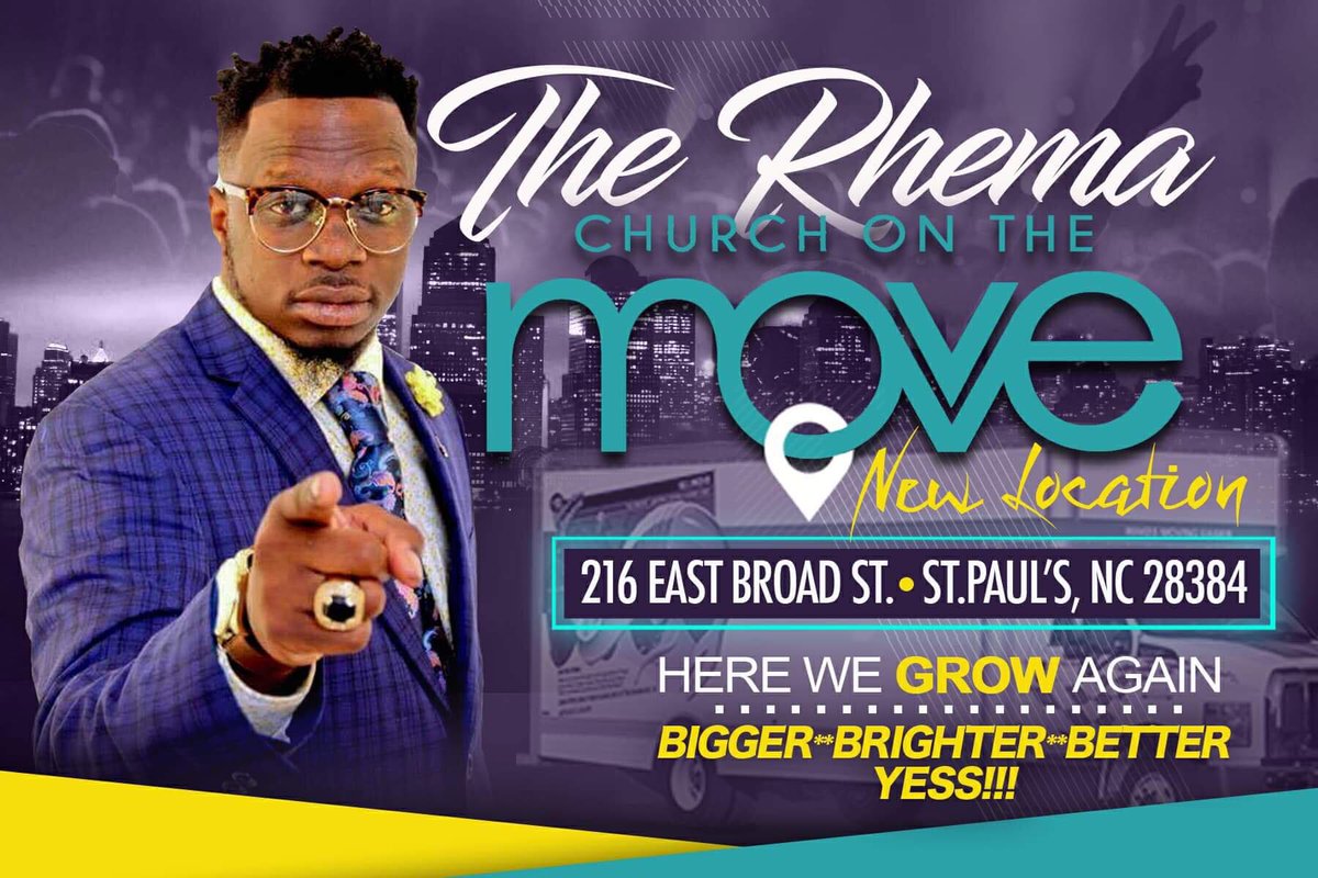 YesItsTheLady's tweet photo. BIGGER BRIGHTER BETTER YESS!!! The Rhema Church On The Move ππππ NEW LOCATION!!!!!!!! When God is in it there is no Limits! Im excited about what God is doing at The Rhema Church! New Year New Place Greater Praise! #WeThrive #GoingAfterGod #MANIFEST #WeAlwaysWin #AwesomeGod https://t.co/o6Nb2AJUVL