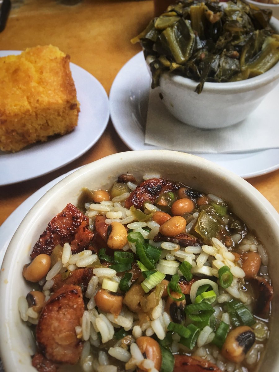 Happy New Year! Come by for Black eyed Peas and Collard Greens. #Happy_New_Year #2018ready #blackeyedpeas #collardgreens #starttheyearright