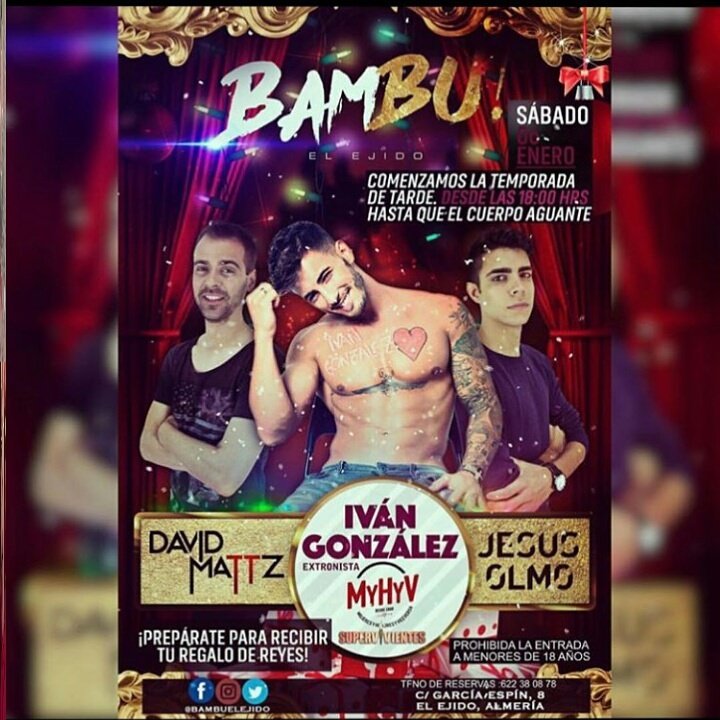 cf_ivanforver's tweet photo. Este sabado 6 tendreis al pollo en El Ejido ,Almeria su primera pollitoparty de este 2018 no le falleis @Ivangoonzalez_ https://t.co/0tJnnSOL29
