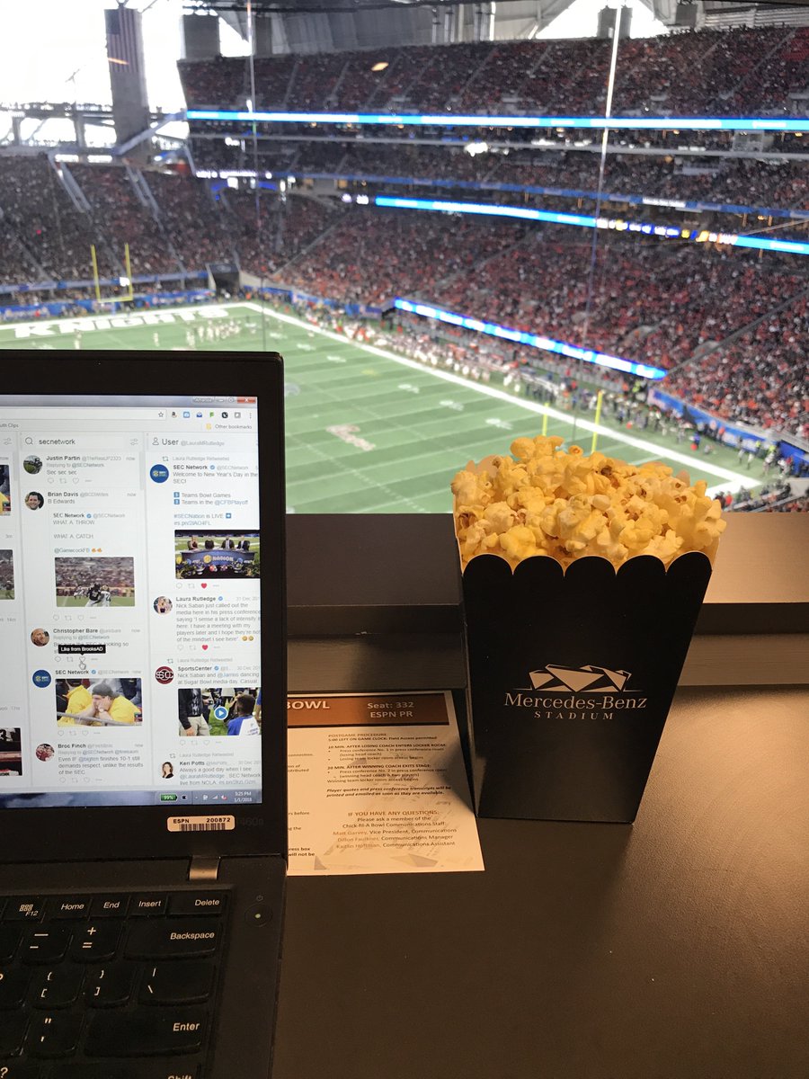 BrooksAD's tweet photo. @bmillz09 @SEC @PeterBurnsESPN @DjShockley3 @BarrettAJones Just ran to grab thisโฆ #PopcornMojo https://t.co/9A0SOzEogV