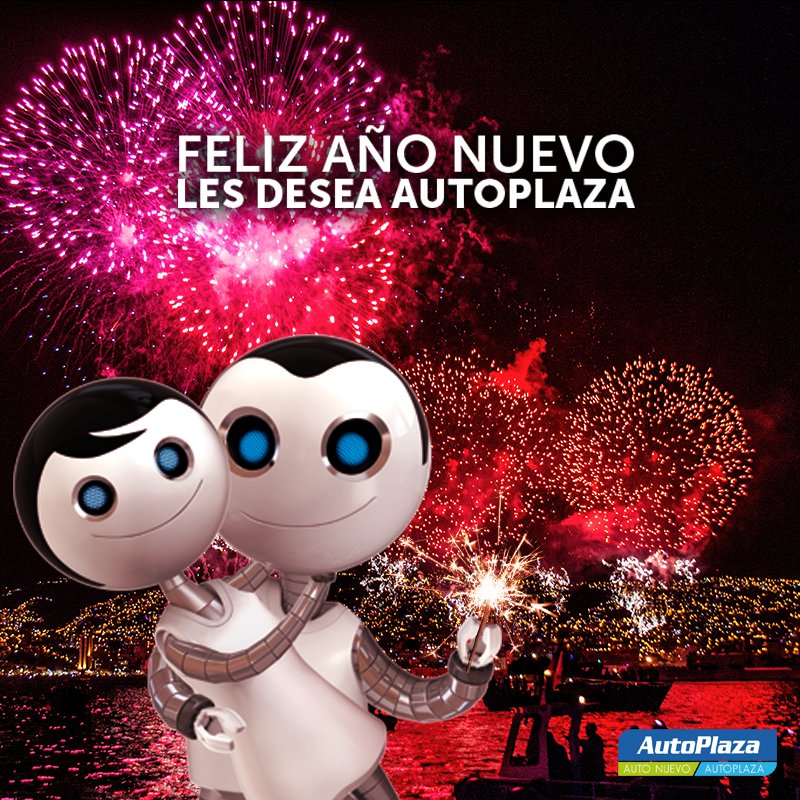 AutoplazaCL's tweet photo. ¡Feliz Año Nuevo! ¡Esperamos que sea un gran año para ti y tus seres queridos! 👏😀
Y muchas gracias por acompañarnos a celebrar este 2018! 🎉🎉 https://t.co/evWrjnjome