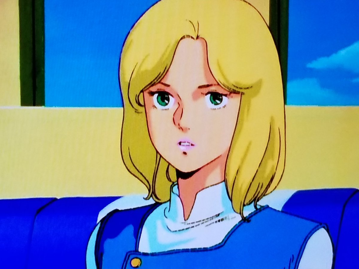 ワンダー丸 Na Twitteru ちなみにこの時のベルトーチカは みんな通常よりやや涼しくてジャケット着たりしてるアウドムラ内で 全身赤色ノースリーブの ターミネーターのようなサングラスをかけた人を見てしまい 怯えてるという顔です アムロは 何に 怯えて