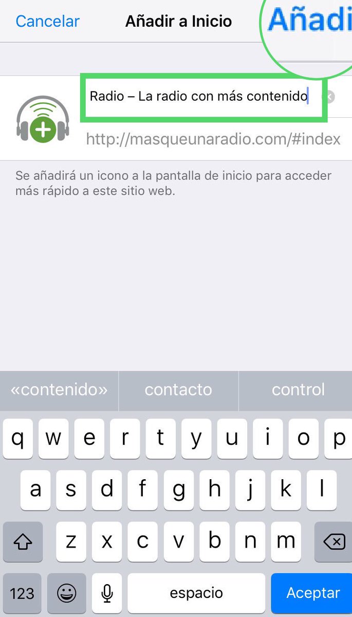 MasQUEunaradio's tweet photo. Instala https://t.co/bjJraxGdCq en tu dispositivo móvil IOS con estos simples 4 pasos. No puede ser más fácil! 📲🎙📡📻 https://t.co/RvnwQKxS6e