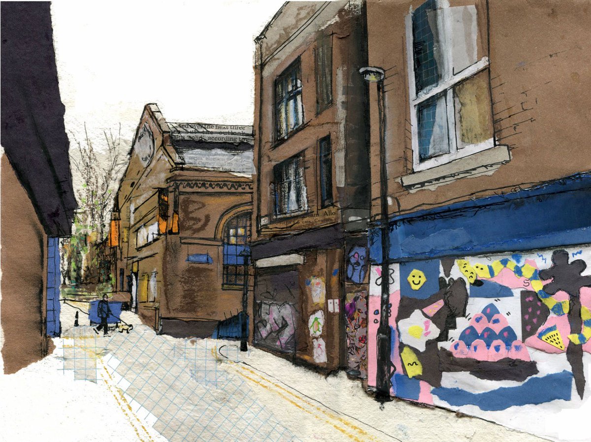 emilygatesart's tweet photo. Excited to share the latest addition to my #etsy shop: Manchester Hare Street - Contemporary limited edition print. #creativebizhour #manchester #mancmade #art #print #giclee #northernquarter #emilygates #manchesterprint #manchestercity #affordableart https://t.co/3LJtAMEDOO https://t.co/jklbzckpoj