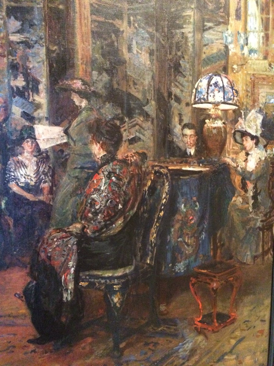 adriengoetz's tweet photo. Une scène de #Proust : Le Concert, vers 1910, de Jacques-Emile Blanche, dans l’exposition « Laboratoire d’Europe » au musée d’art moderne et contemporain de #Strasbourg #StrasLab #Elstir #Verdurin #Vinteuil #petitephrase - un tableau de ce musée que je n’avais jamais vu ... https://t.co/7GuapxiMi2