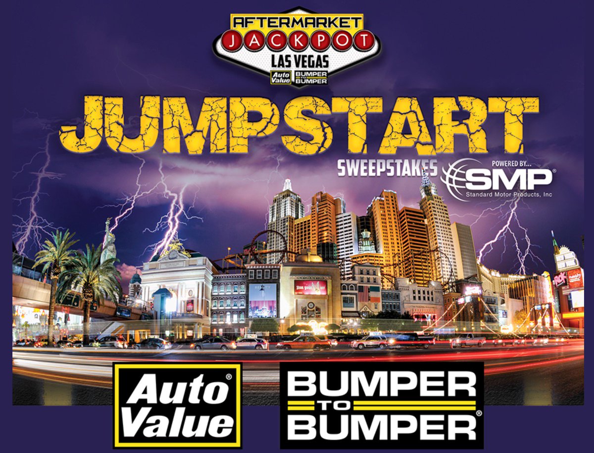 Happy New Year! We're kicking off 2018 with the Aftermarket Jackpot Jumpstart Powered by #StandardMotorProducts. Technicians will win some serious cash in this MyPlace4Parts exclusive promo! Check out the site for full details. jackpotjumpstartsweepstakes.com