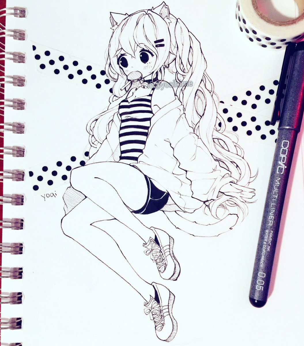 First drawing of 2018 ヽ(*≧ω≦)ノ 