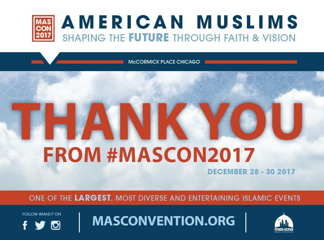 MAS_ICNA_CONV's tweet photo. Thank you for being part of #MASCON2017
Thank you for the Organizers, Volunteers, Speakers and our Attendees :) https://t.co/miMM5keqt6