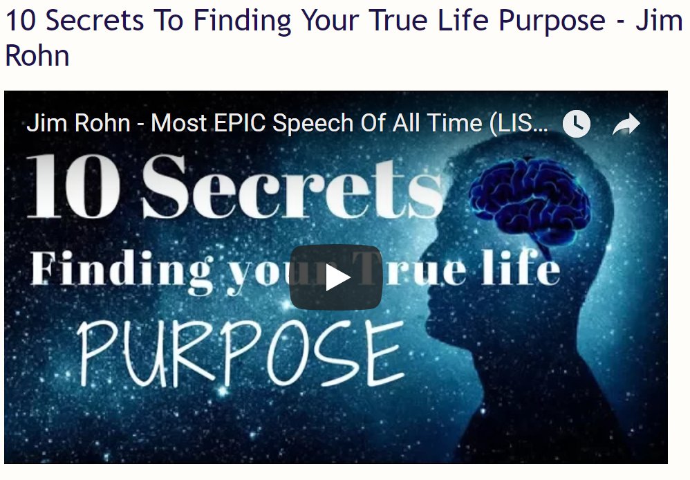 PathToWealth101's tweet image. Get an inspired start to 2018. Focus on your Purpose - what really Inspires you. It will unlock many doors to Wealth. Wishing you the best start to 2018 possible! #Mondaymotivation #Inspire 

Click here to watch: tiny.cc/zeutpy