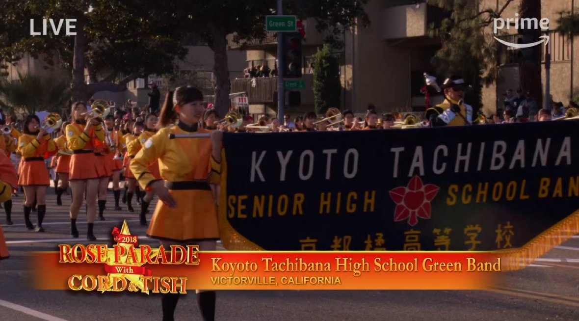 Rose Parade The Kyoto Tachibana High School Is Located In Kyoto Fushimi Ku Near Uji About Half Way Between Kyoto And Osaka This Is The Band S Second Time Marching In The Roseparade Rose Parade The Kyoto Tachibana High School Is Located In Kyoto Fushimi Ku Near Uji About Half Way Between Kyoto And Osaka This Is The Band S Second Time Marching In The Roseparade