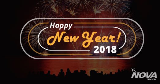 Nova_Travel's tweet photo. Happy New Year! Our offices will be closed Monday, Jan. 1st in observance of the holiday. We will reopen for business Tuesday, Jan. 2nd. 24/7 support is still available at 800-712-6510 or sales@novatravel.com
#NewYears2018 https://t.co/qHVfhnnE2I