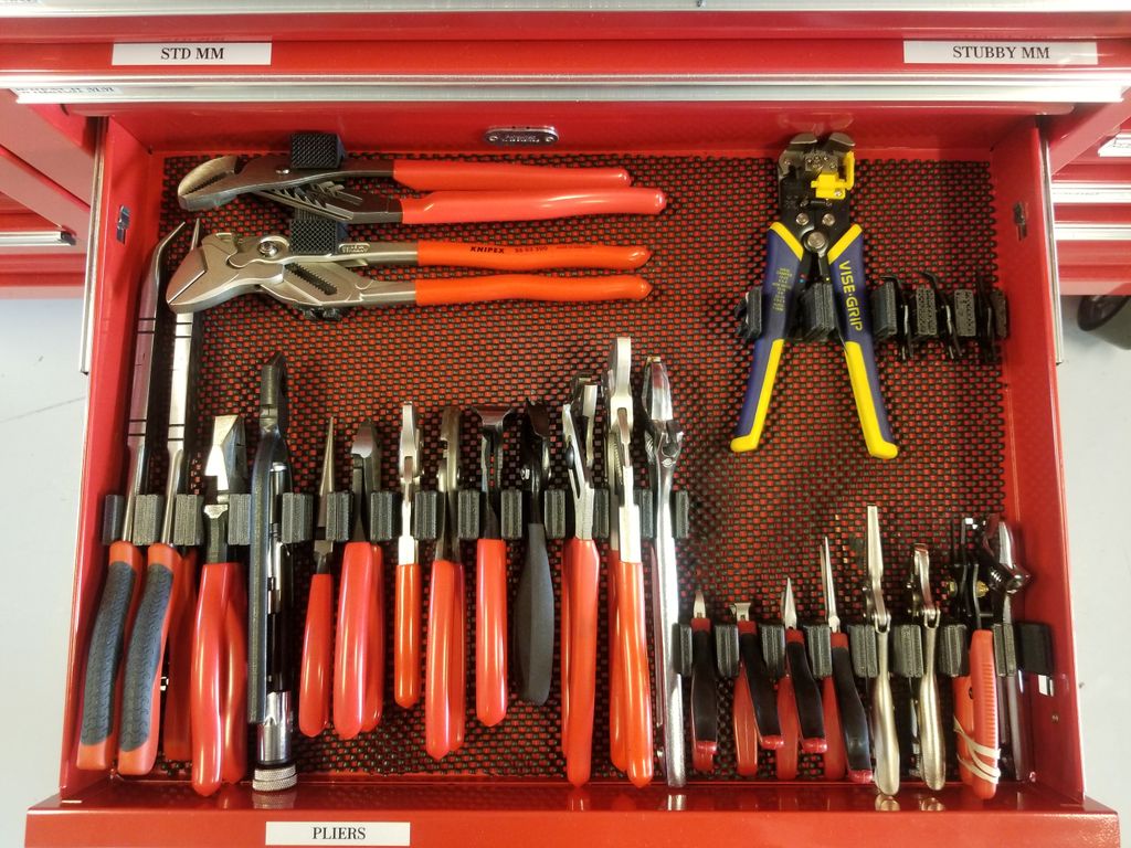 Shop Small and Normal Size DIY Plier Organizers | Toolbox Widget